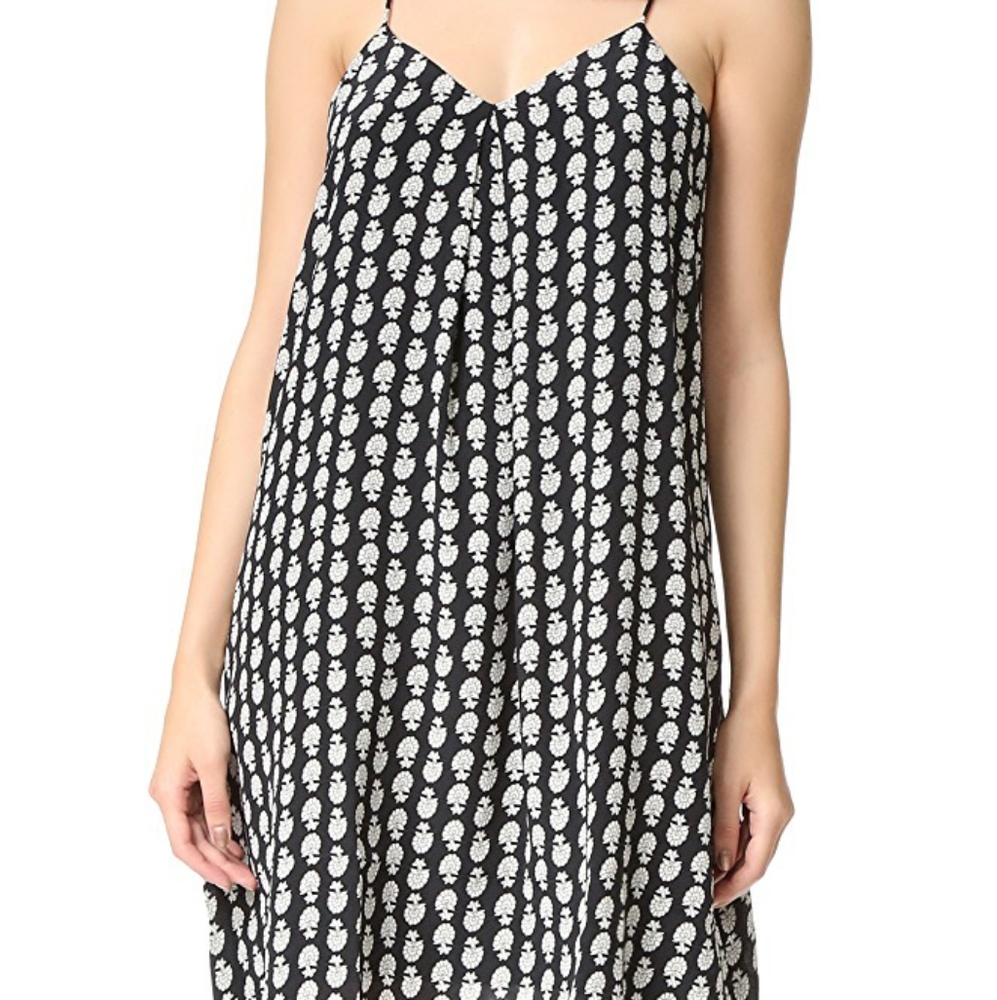NEW Madewell Silk Trapeze Cami Dress sz Large